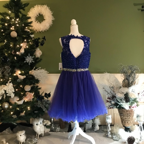 Short Baby doll tulle Cocktail party prom dress - Picture 6 of 10